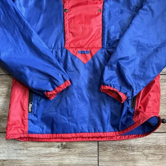 Vintage The North Face Color Block Reversible Pullover size Medium Anorak Jacket